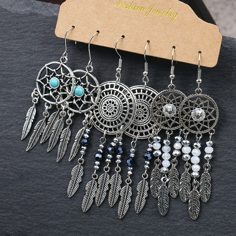 Trendy Drop Shape Alloy Earrings Fashionable Jewelry for Parties