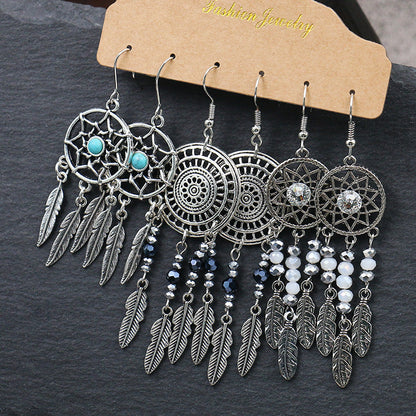 Trendy Drop Shape Alloy Earrings Fashionable Jewelry for Parties