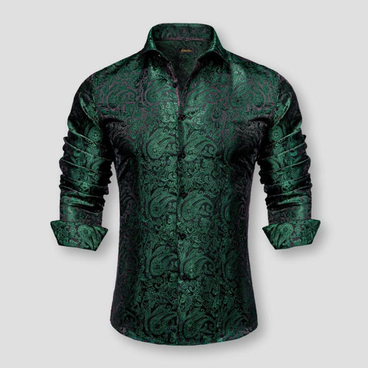 Saint Morris Lymon Paisley Shirt