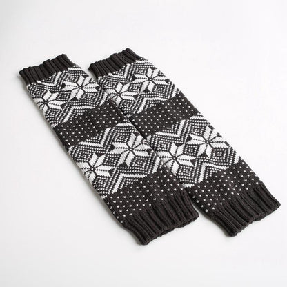 Boot Cuff Thick Short-Sleeved Thick Thick Bamboo Knit Wool Yarn Socks - 14