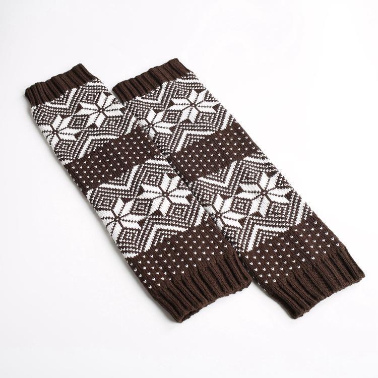 Boot Cuff Thick Short-Sleeved Thick Thick Bamboo Knit Wool Yarn Socks - 14