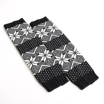 Boot Cuff Thick Short-Sleeved Thick Thick Bamboo Knit Wool Yarn Socks - 14