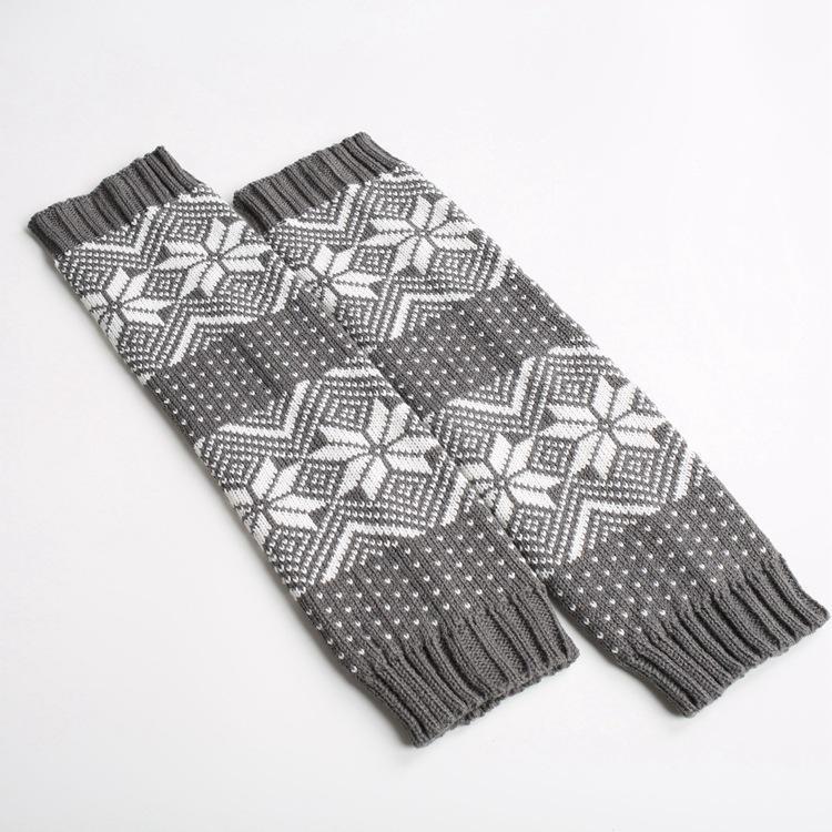 Boot Cuff Thick Short-Sleeved Thick Thick Bamboo Knit Wool Yarn Socks - 14