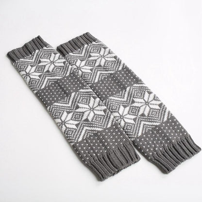 Boot Cuff Thick Short-Sleeved Thick Thick Bamboo Knit Wool Yarn Socks - 14