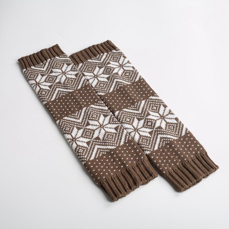 Boot Cuff Thick Short-Sleeved Thick Thick Bamboo Knit Wool Yarn Socks - 14