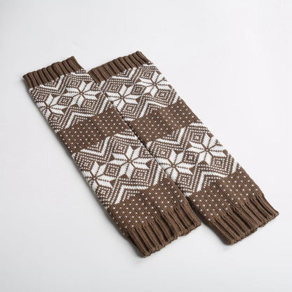 Boot Cuff Thick Short-Sleeved Thick Thick Bamboo Knit Wool Yarn Socks - 14