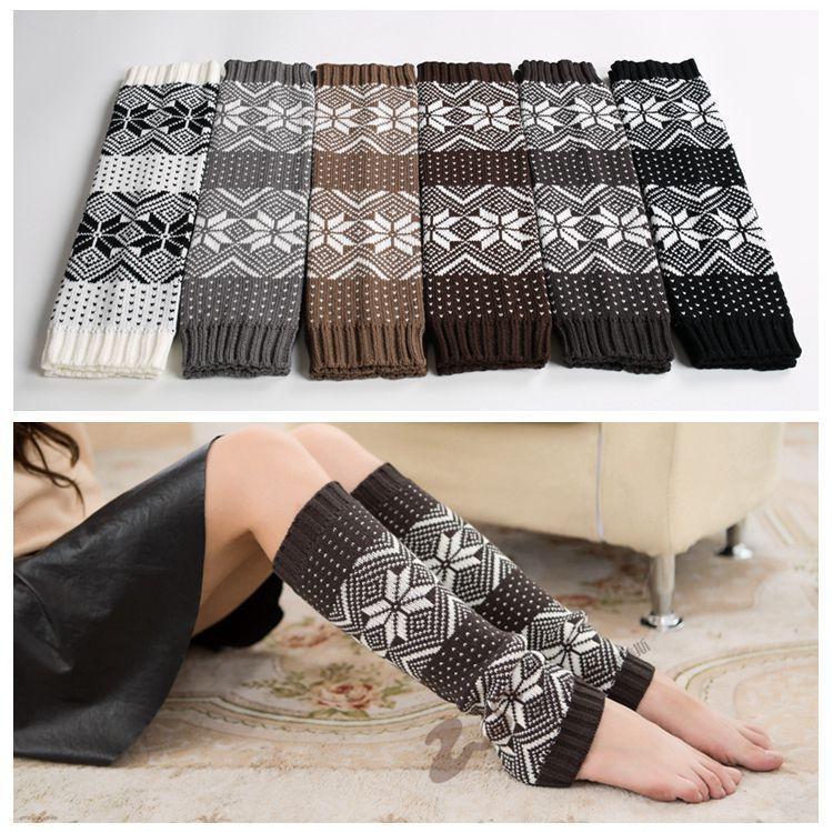 Boot Cuff Thick Short-Sleeved Thick Thick Bamboo Knit Wool Yarn Socks - 14