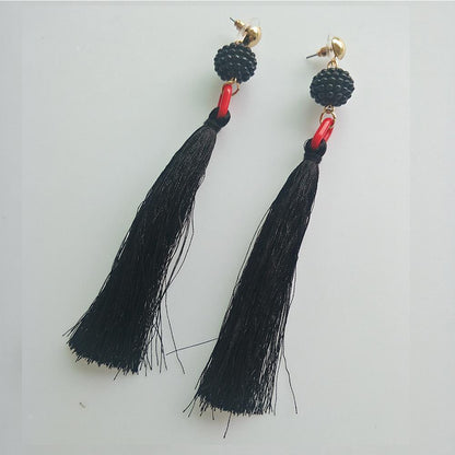 Bohemia Charm High Quality Jewelry Pendants With Mix Color Tassel Earring Party