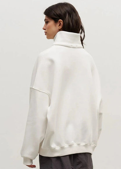 Oversized Sweatshirt Soft Cotton Abstract Graphic