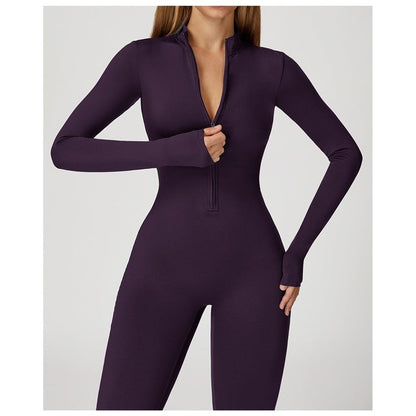 Solid Color Fleece Fitted Bodysuit