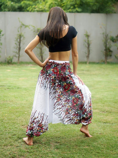 Digital Printed Women'S Elastic Waist Loose Yoga Casual Pants