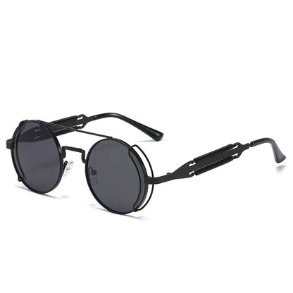 Vintage Steampunk Metal Sunglasses for Men and Women