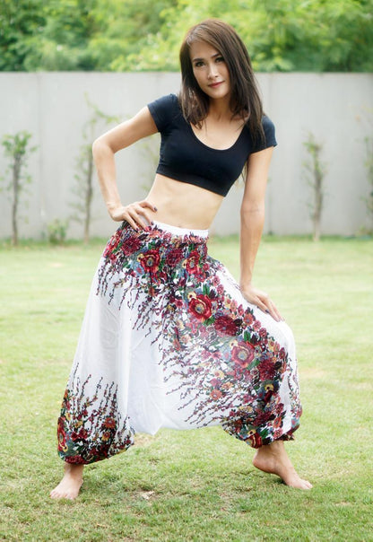 Digital Printed Women'S Elastic Waist Loose Yoga Casual Pants