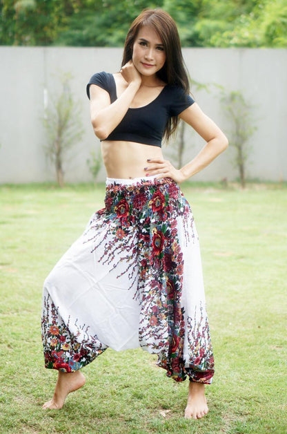 Digital Printed Women'S Elastic Waist Loose Yoga Casual Pants