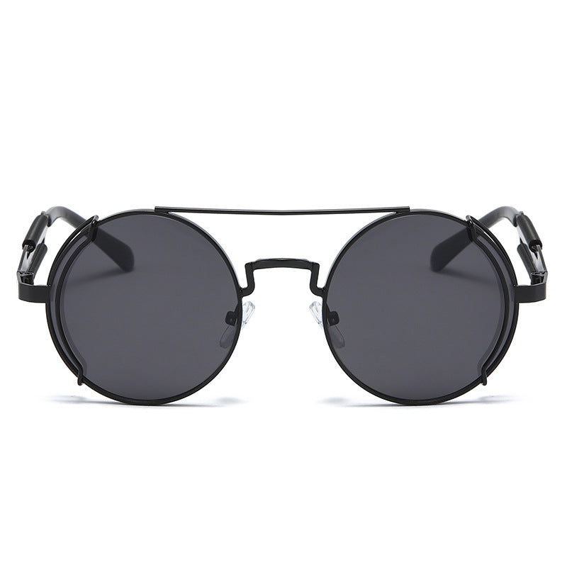 Vintage Steampunk Metal Sunglasses for Men and Women