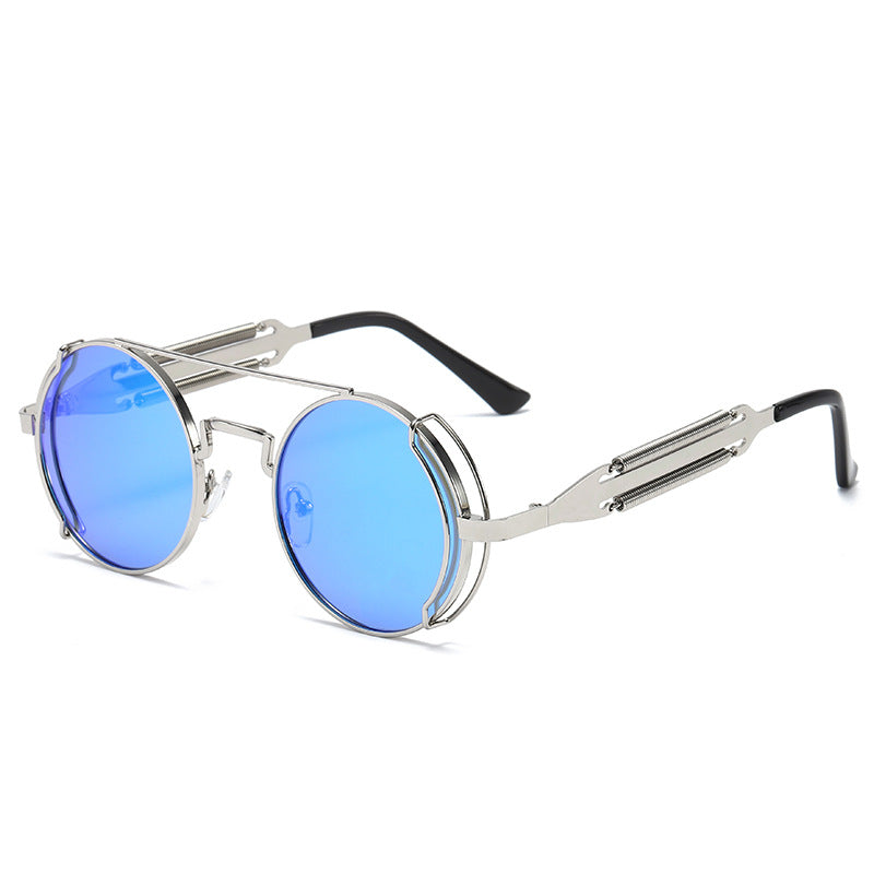 Vintage Steampunk Metal Sunglasses for Men and Women