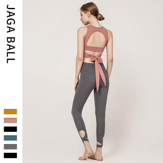 Yoga Dress Sports Suit Women Professional Fast Dry Clothes Tight Breathable Fitness Suit Sexy Fashion