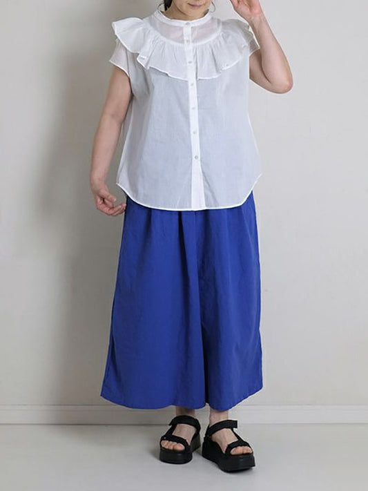 Leisure Fashion Wide Leg Loose Elasticity Solid Color Casual Pants Bottoms
