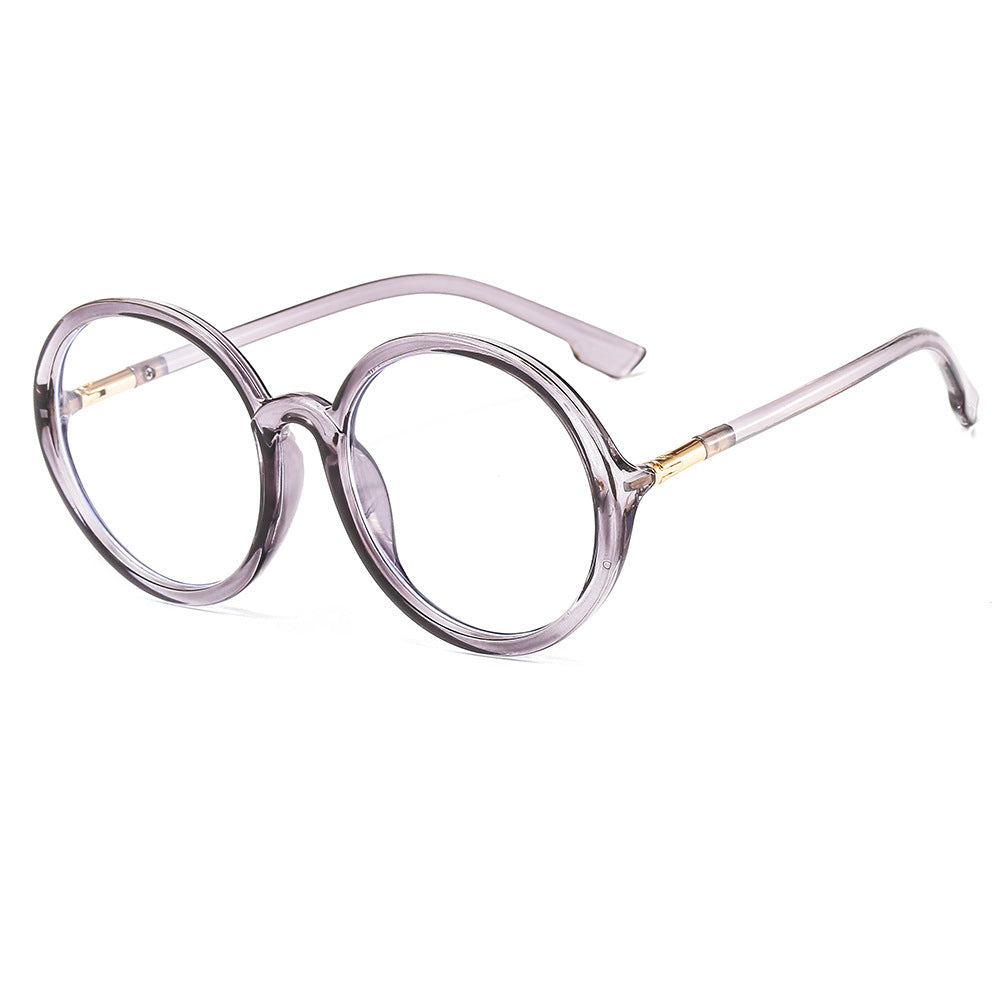 Round Frame Blue Light Blocking Glasses Stylish Casual Optical Frames