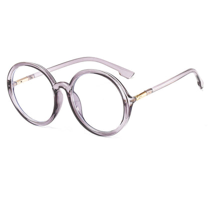 Round Frame Blue Light Blocking Glasses Stylish Casual Optical Frames