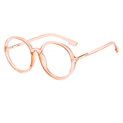 Round Frame Blue Light Blocking Glasses Stylish Casual Optical Frames