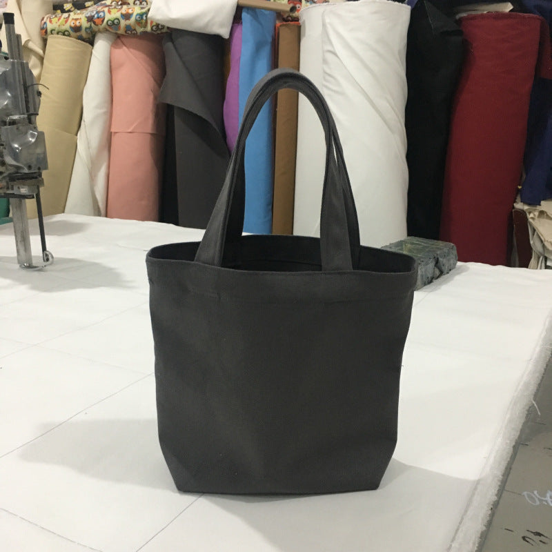 DIY Blank Hand-Painted Canvas Tote Bag Stylish Cotton Lunch Bag