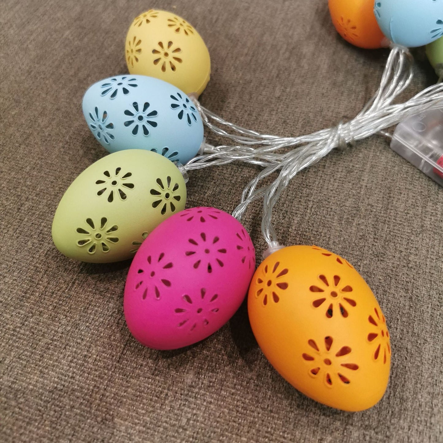 Light String Led Easter Egg Light String Easter Lighting Christmas Gift Box Decorative Lights