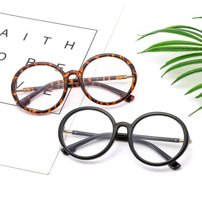 Round Frame Blue Light Blocking Glasses Stylish Casual Optical Frames