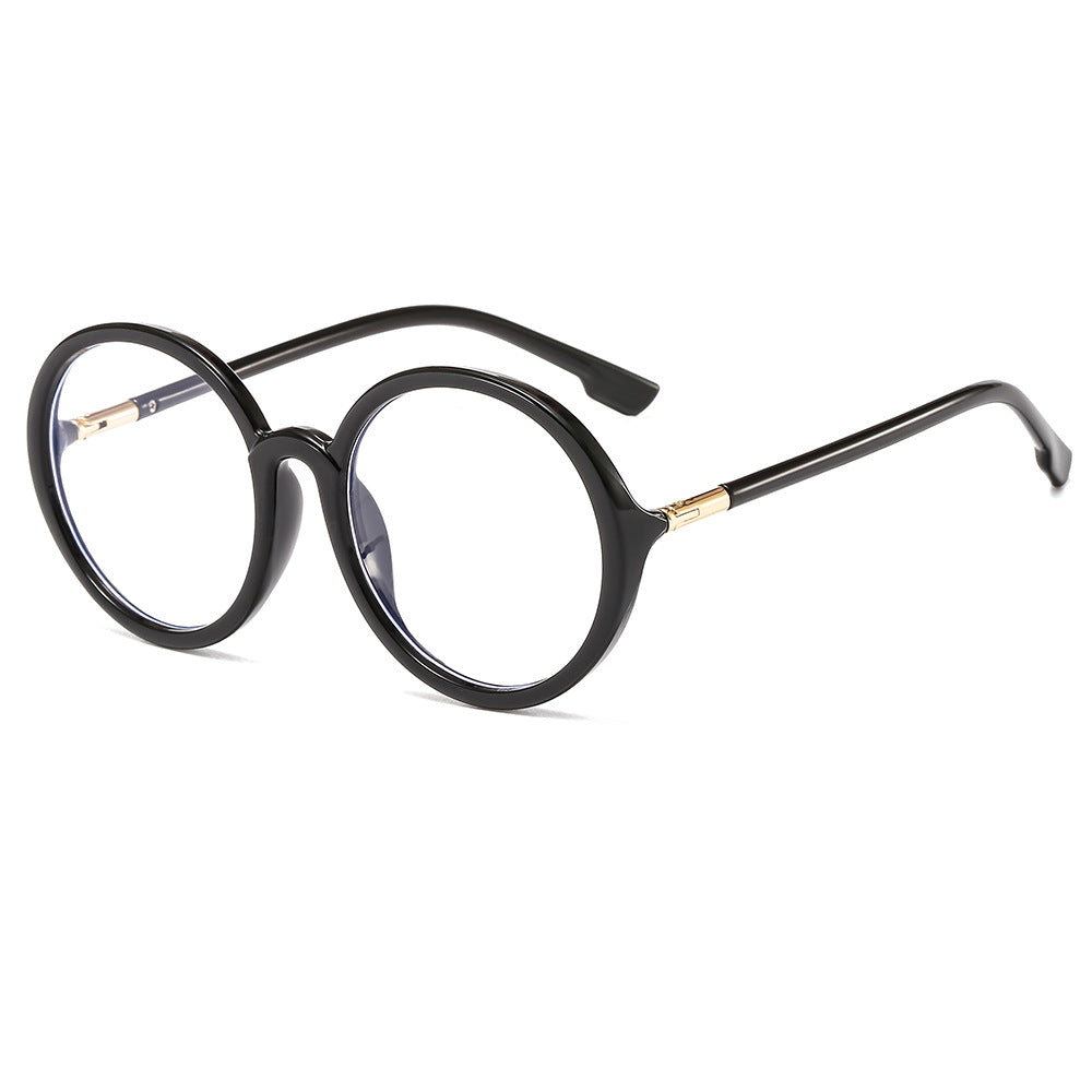 Round Frame Blue Light Blocking Glasses Stylish Casual Optical Frames