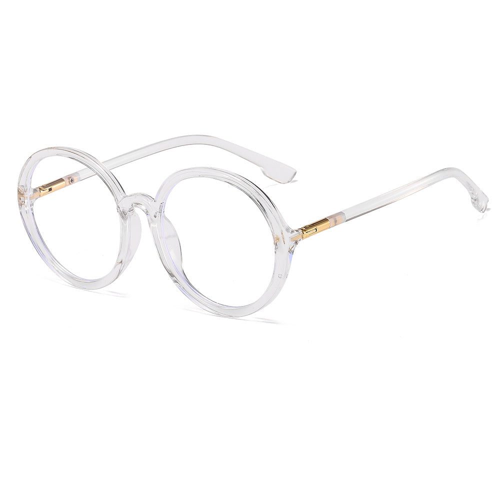Round Frame Blue Light Blocking Glasses Stylish Casual Optical Frames