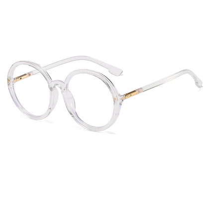 Round Frame Blue Light Blocking Glasses Stylish Casual Optical Frames