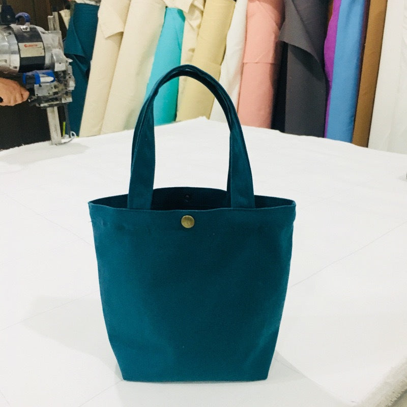 DIY Blank Hand-Painted Canvas Tote Bag Stylish Cotton Lunch Bag