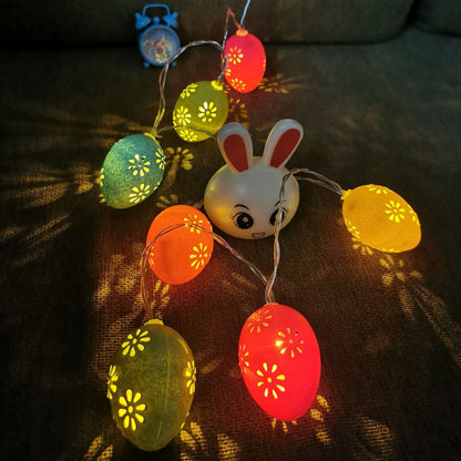 Light String Led Easter Egg Light String Easter Lighting Christmas Gift Box Decorative Lights