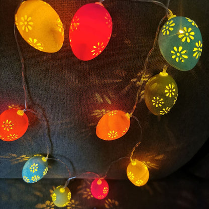 Light String Led Easter Egg Light String Easter Lighting Christmas Gift Box Decorative Lights