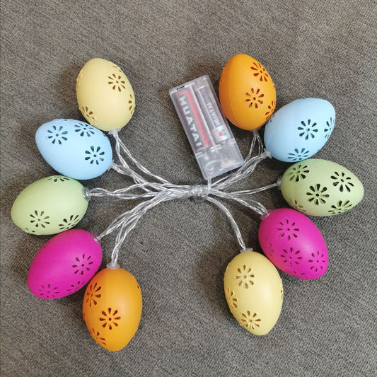 Light String Led Easter Egg Light String Easter Lighting Christmas Gift Box Decorative Lights