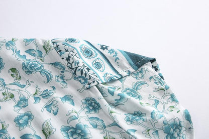 Spring And Summer Women'S Holiday Printed Skirt Bohemian Dress