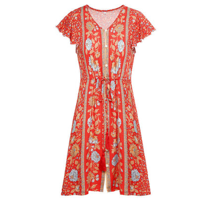 Tunics For Women'S Tunic  Beach New Summer Print Swimsuit Beach Dress