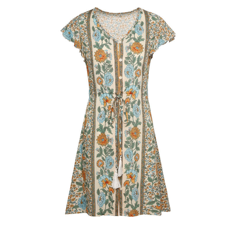 Tunics For Women'S Tunic  Beach New Summer Print Swimsuit Beach Dress
