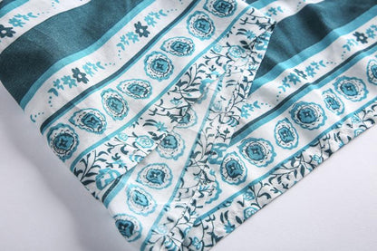 Spring And Summer Women'S Holiday Printed Skirt Bohemian Dress