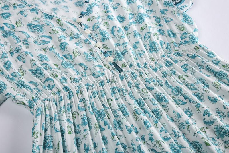 Spring And Summer Women'S Holiday Printed Skirt Bohemian Dress