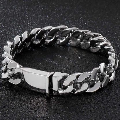 Stainless Steel Chunky Chain Bracelet