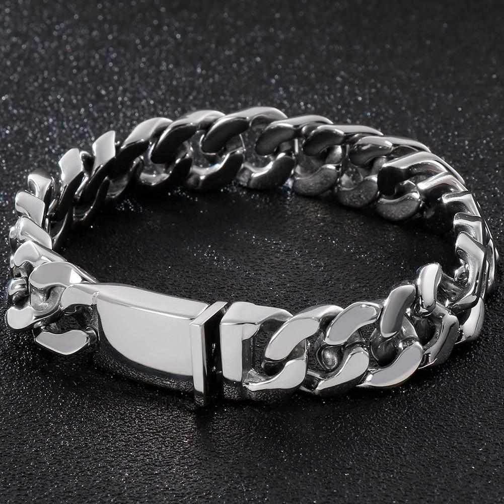 Stainless Steel Chunky Chain Bracelet