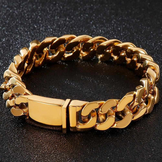Stainless Steel Chunky Chain Bracelet
