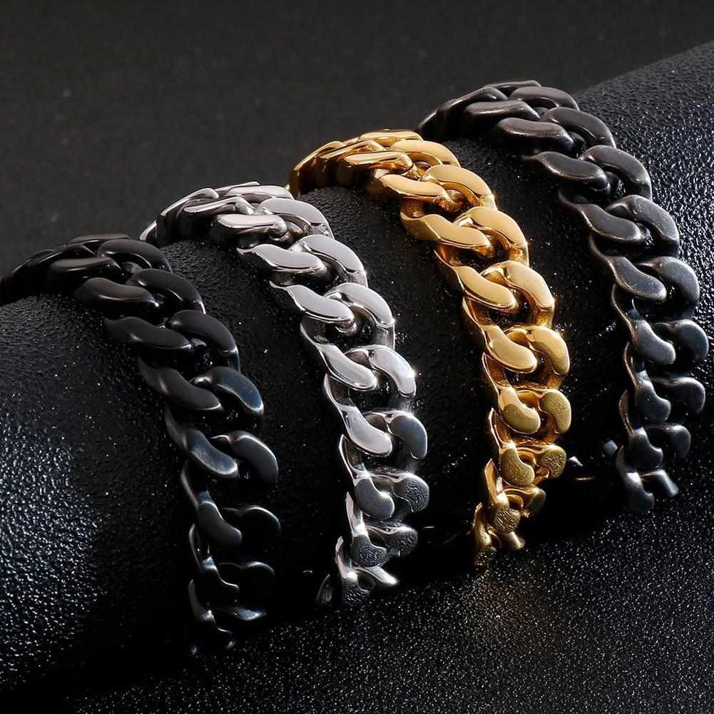 Stainless Steel Chunky Chain Bracelet