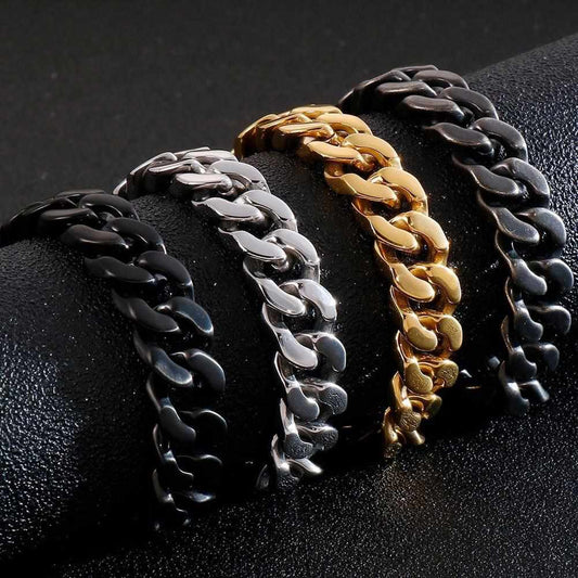 Stainless Steel Chunky Chain Bracelet