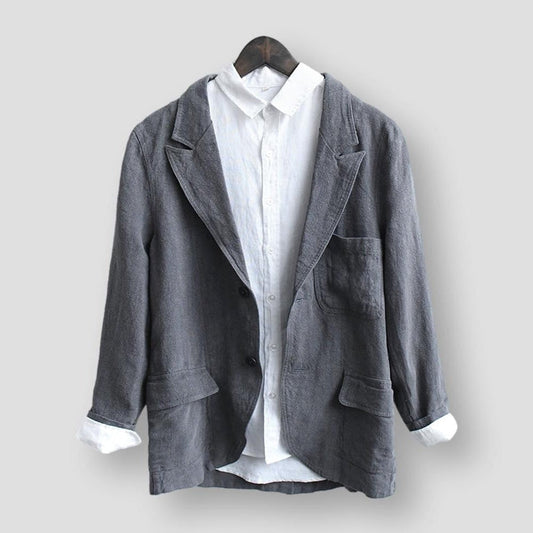 Saint Morris Lenoir Linen Blazer