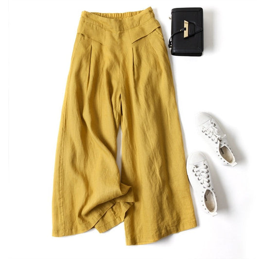 High Waist Wide Leg Baggy Pants