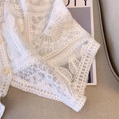 Crosa - Bohemian Crochet Sleeveless Vest