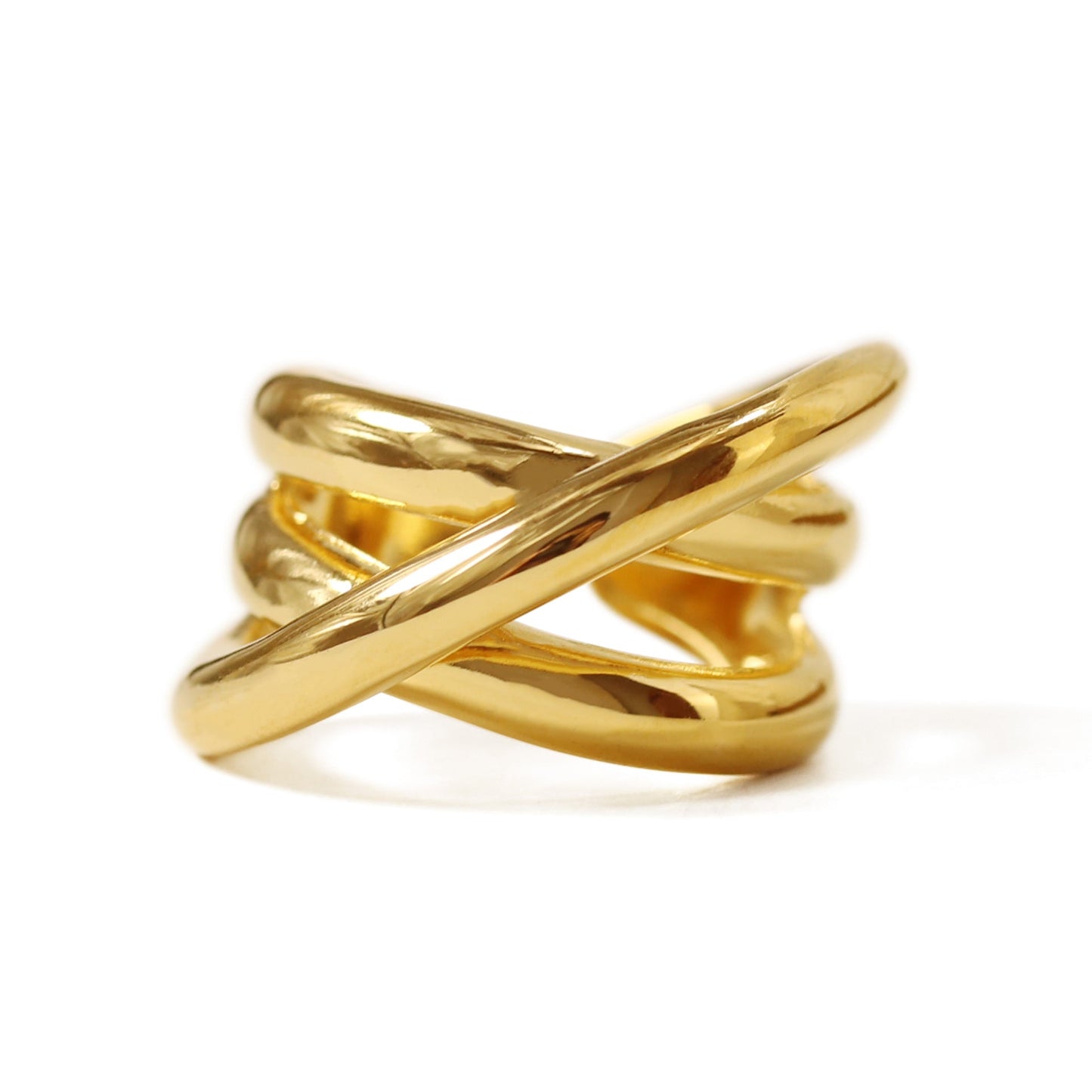 Cross Simple Metal Cool Rings