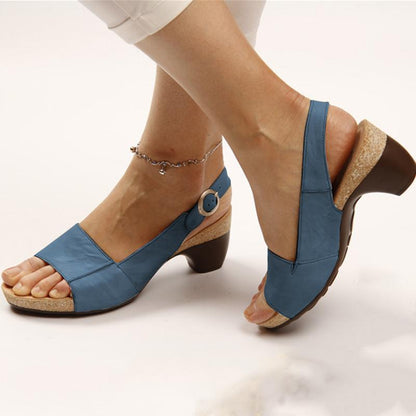 New Autumn Fishmouth Toe Beach Women'S Sandals Large Size Women'S Shoes